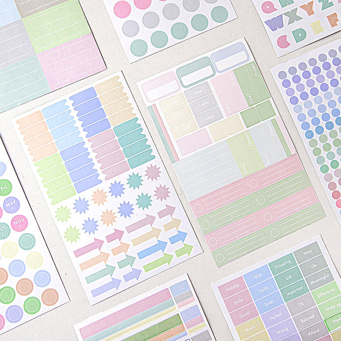 ClearView Organization Sticker Book