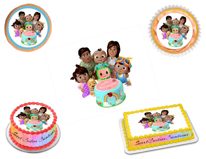 Cocomelon African American Edible Image Frosting Sheet #18 Topper (70+ sizes)