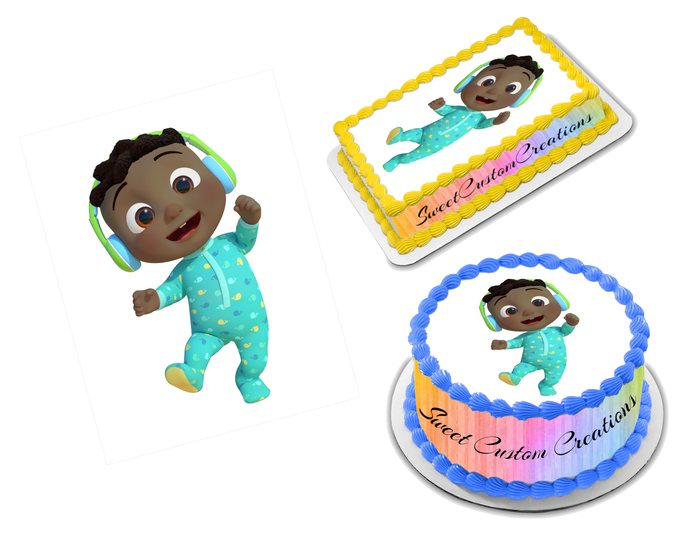 Cocomelon Cody Edible Image Frosting Sheet #12 Topper (70+ sizes)