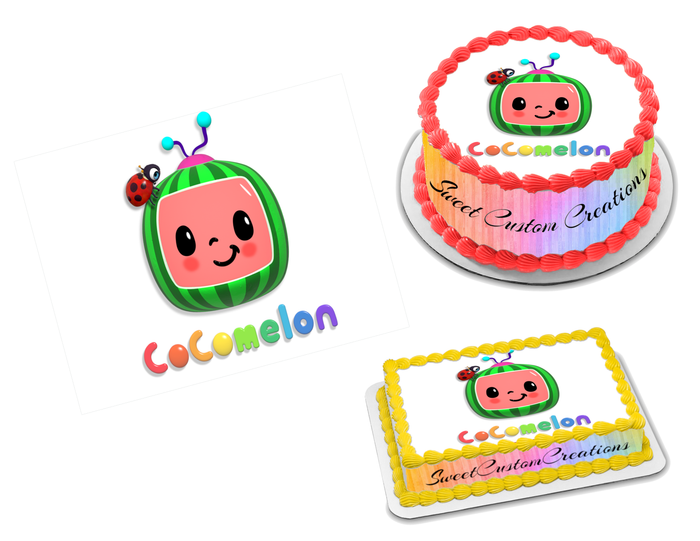 Cocomelon Edible Image Frosting Sheet #2 Topper (80+ sizes)