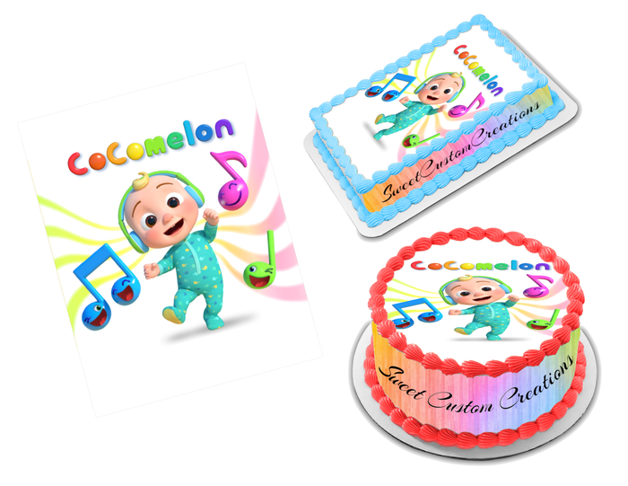 Cocomelon Edible Image Frosting Sheet #3 Topper (70+ sizes)