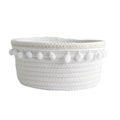 Cotton Rope Storage Baskets With Pompom - Cozy Nursery