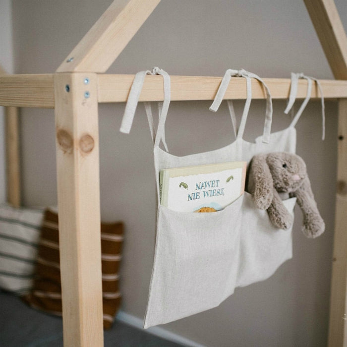 Crib Fabric Organizer - Cozy Nursery