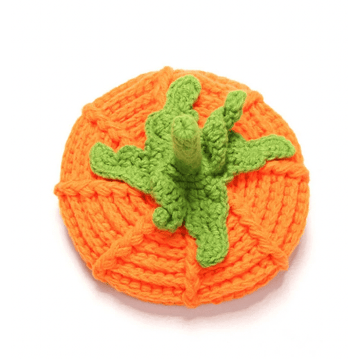 Crochet Newborn Baby Pumpkin Hat