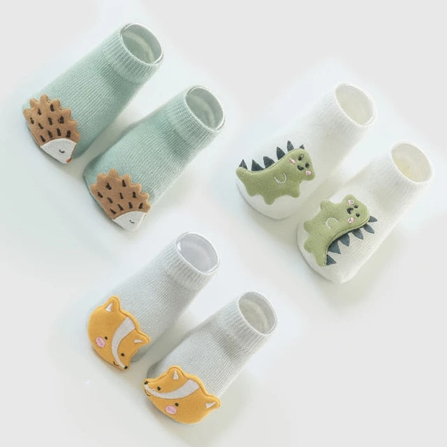 Cute Baby Animal Socks Set