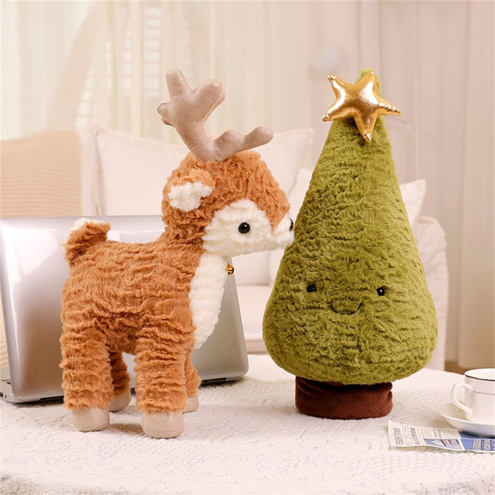 Cute Deer Christmas Plush Toy for Baby - Cozy Nursery