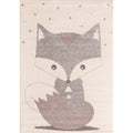 Cute Fox dim colour carpet