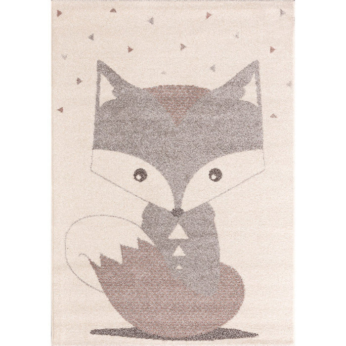 Cute Fox dim colour carpet