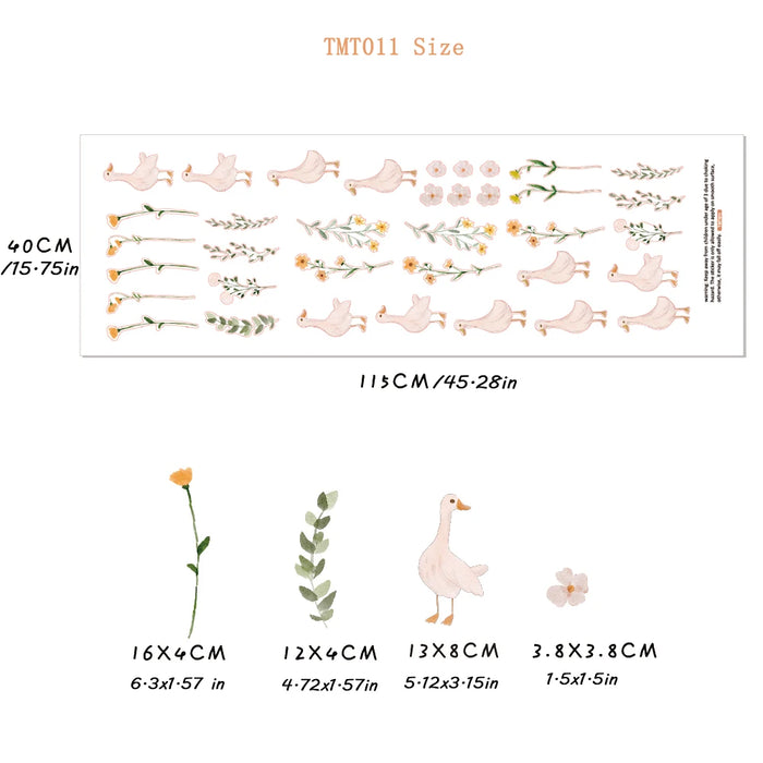 Cute Geese Wall Stickers