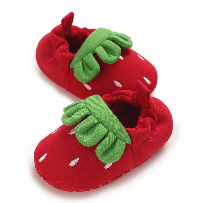 Cute Strawberry Baby Shoes