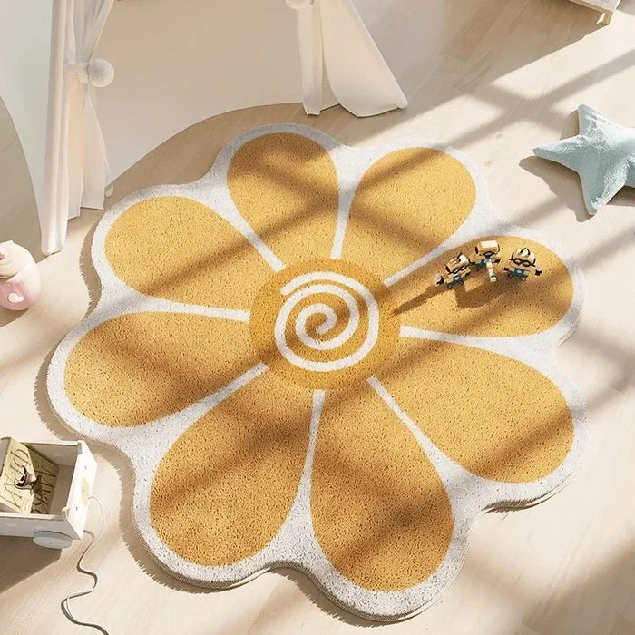 Daisy Flower Rug
