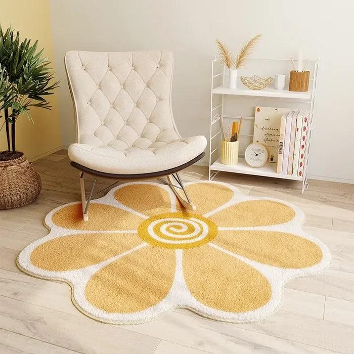 Daisy Flower Rug