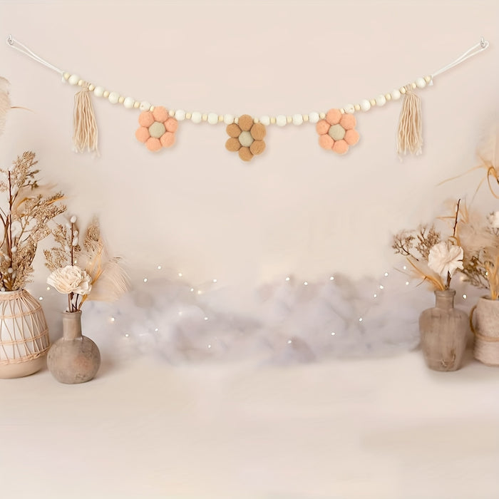 Daisy Fringe Garland - Cozy Nursery