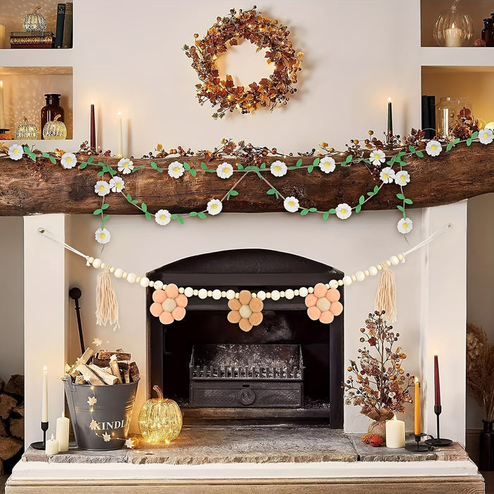 Daisy Fringe Garland - Cozy Nursery