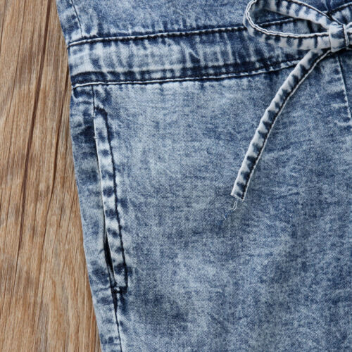 Denim Sleeveless Jumpsuit - Cozy Nursery