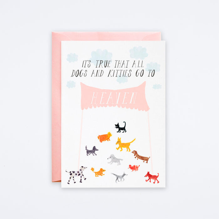 Doggies in Heaven Card