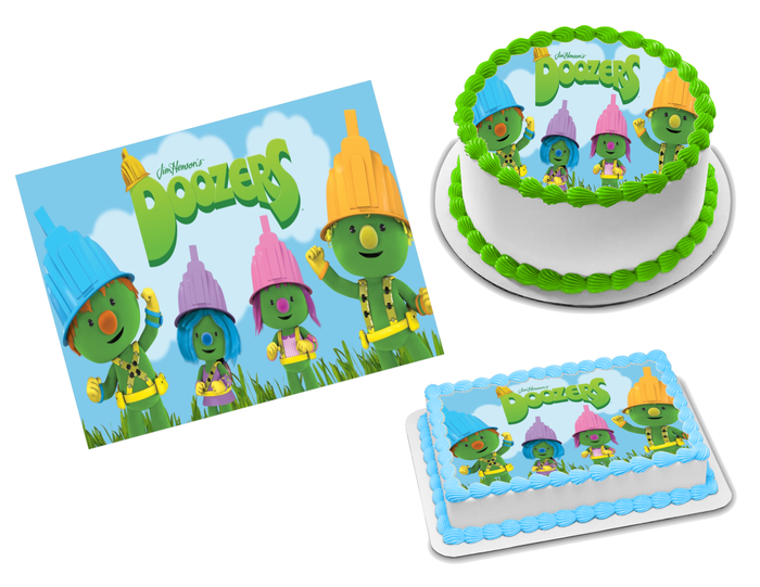 Doozers Edible Image Frosting Sheet #16 Topper (70+ sizes)