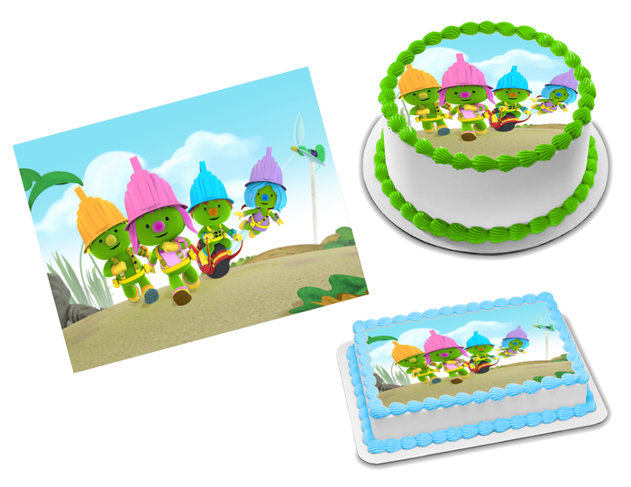 Doozers Edible Image Frosting Sheet #18 Topper (70+ sizes)