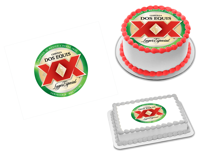 Dos Equis Edible Image Frosting Sheet #2 Topper (70+ sizes)