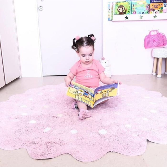 Dots Round Play Mat - Cozy Nursery