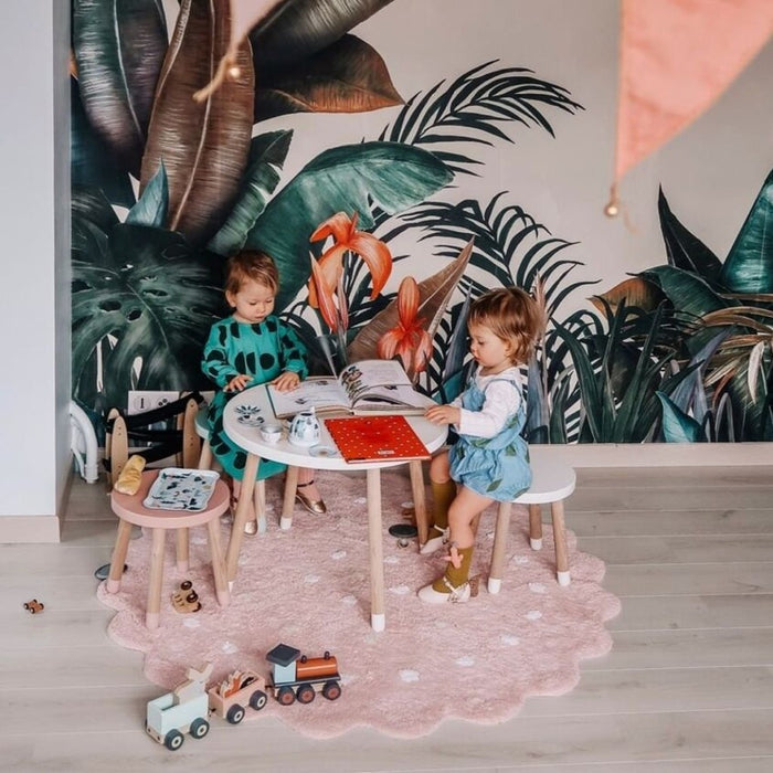 Dots Round Play Mat - Cozy Nursery