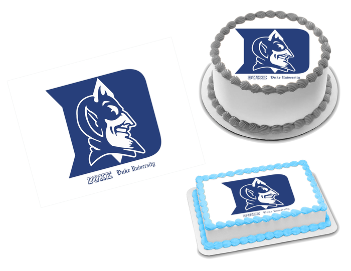 Duke Blue Devils Edible Image Frosting Sheet #15 Topper (70+ sizes)