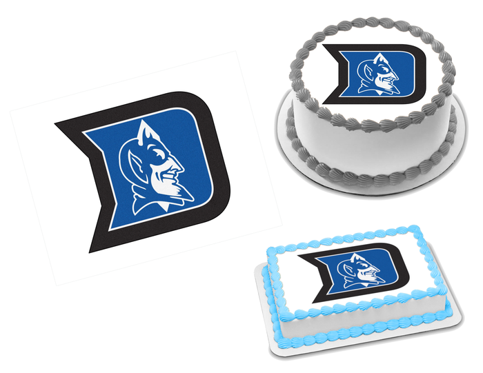 Duke Blue Devils Edible Image Frosting Sheet #17 Topper (70+ sizes)