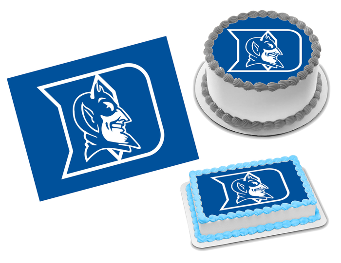Duke Blue Devils Edible Image Frosting Sheet #2 Topper (70+ sizes)