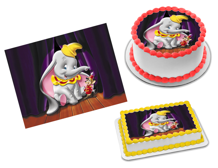 Dumbo Edible Image Frosting Sheet #21 Topper (70+ sizes)