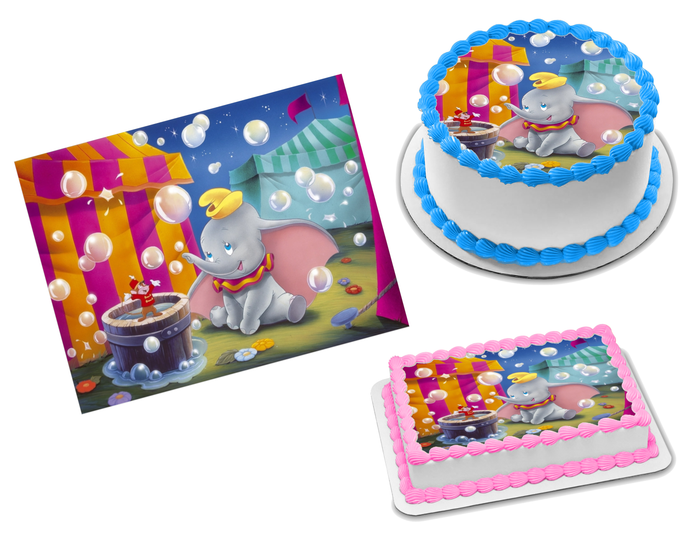 Dumbo Edible Image Frosting Sheet #26 Topper (70+ sizes)