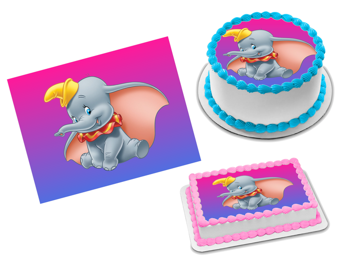 Dumbo Edible Image Frosting Sheet #31 Topper (70+ sizes)