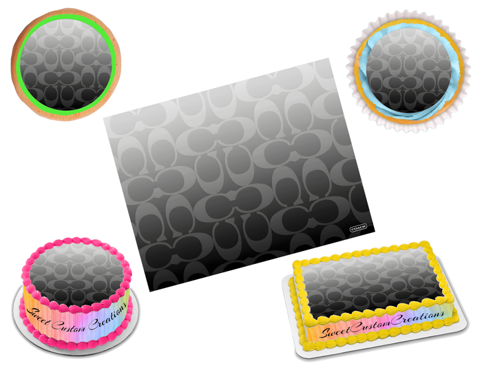 Coach Edible Image Frosting Sheet #13 (80+ sizes)