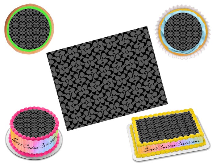 Coach Edible Image Frosting Sheet #15 (80+ sizes)