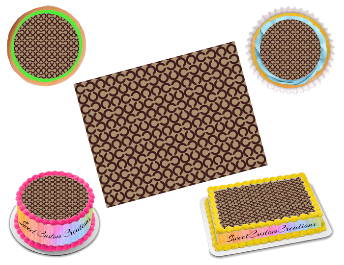 Coach Edible Image Frosting Sheet #23 (80+ sizes)