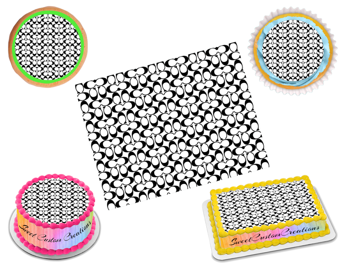 Coach Edible Image Frosting Sheet #3 (80+ sizes)