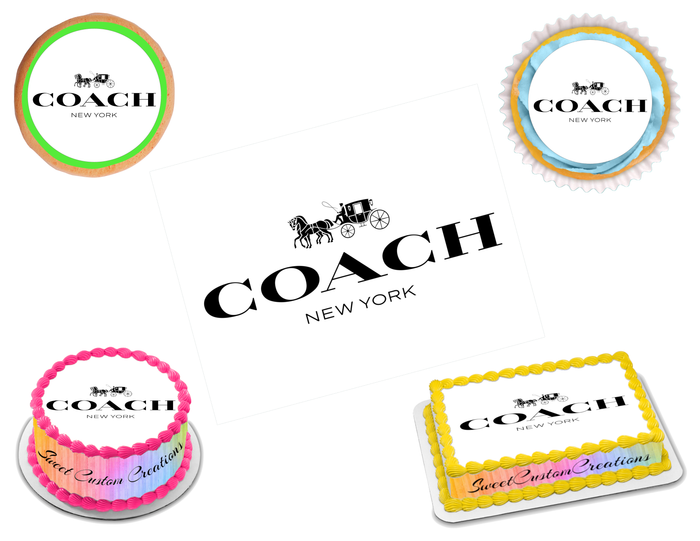 Coach Edible Image Frosting Sheet #6 (80+ sizes)