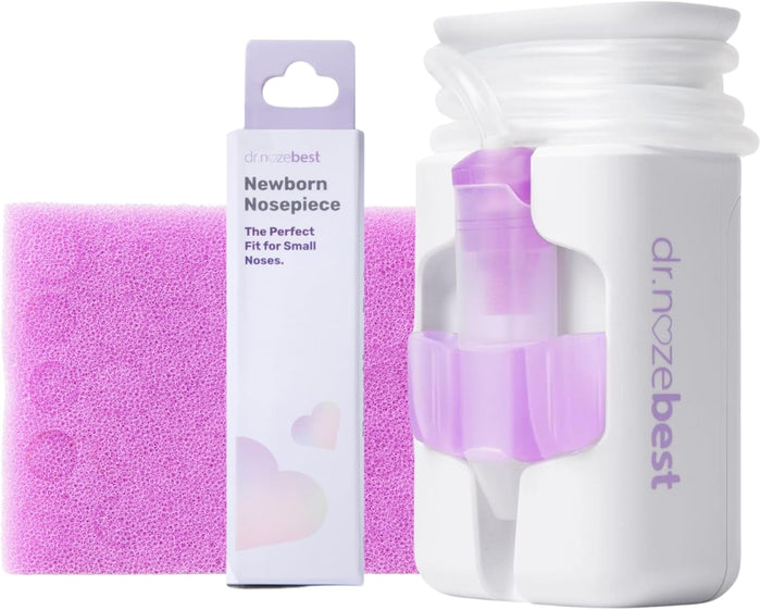 Electric Baby Nasal Aspirator with Newborn Nosepiece & 40 Filters