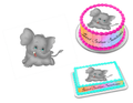 Elephant Edible Image Frosting Sheet #5 Topper (70+ sizes)