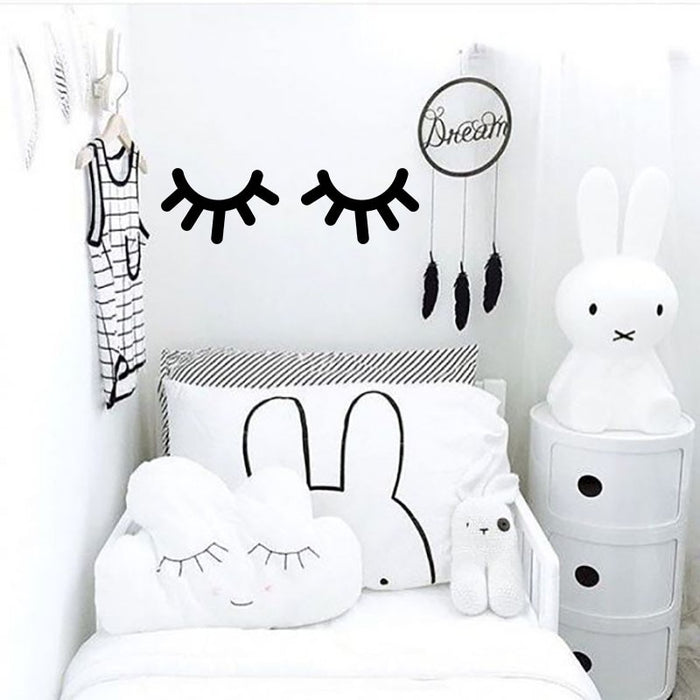 Eyelash Wall Stickers - Cozy Nursery