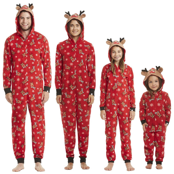 Family Matching Deer Christmas Pajamas - Cozy Nursery