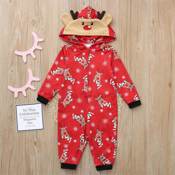 Family Matching Deer Christmas Pajamas - Cozy Nursery