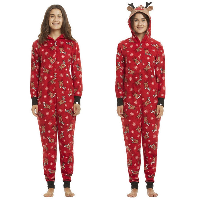 Family Matching Deer Christmas Pajamas - Cozy Nursery