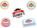 Father's Day Edible Image Frosting Sheet #1 Topper (70+ sizes)