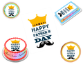 Father's Day Edible Image Frosting Sheet #14 Topper (70+ sizes)