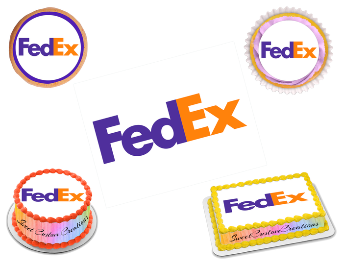 FedEx Edible Image Frosting Sheet #5 (80+ sizes)