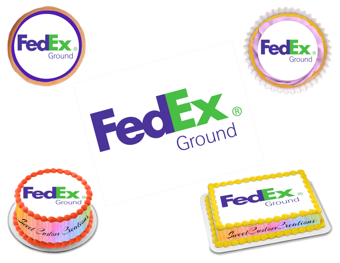 FedEx Ground Edible Image Frosting Sheet #4 (80+ sizes)