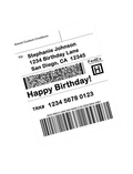 FedEx Home Label Edible Image Frosting Sheet #2 (80+ sizes)