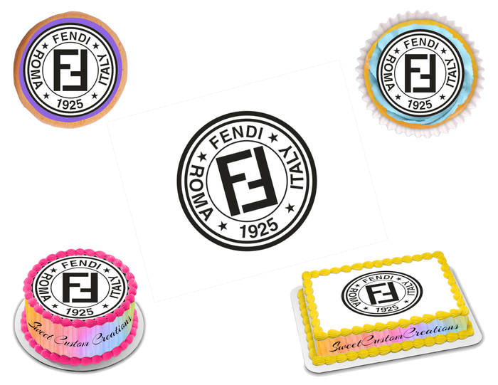 Fendi Edible Image Frosting Sheet #5 (70+ sizes)