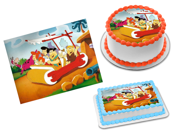 Flintstones Edible Image Frosting Sheet #2 Topper (70+ sizes)