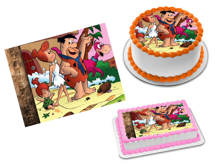 Flintstones Edible Image Frosting Sheet #5 Topper (70+ sizes)